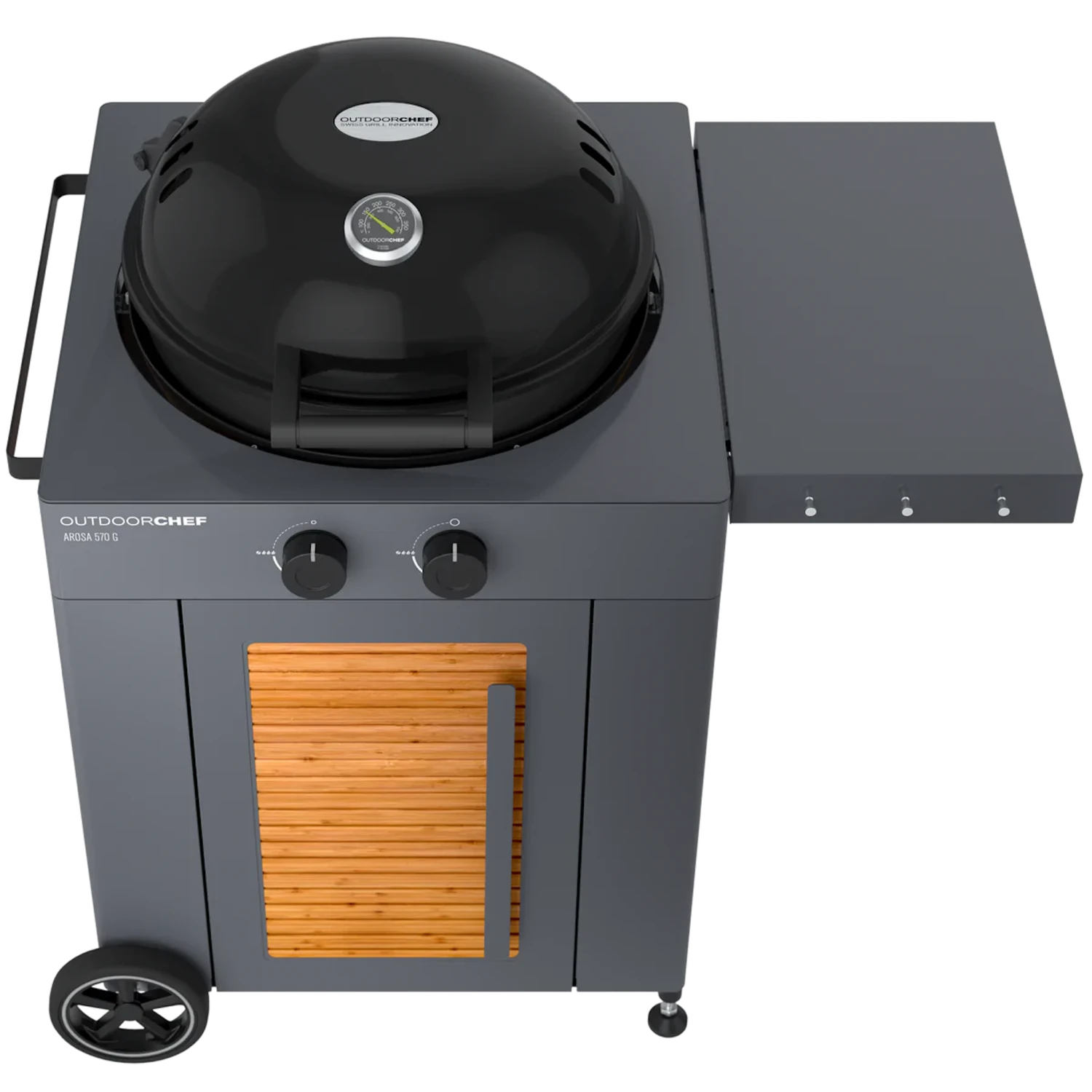 Outdoorchef Gaskugelgrill Arosa 570 G Bamboo – Bild 3