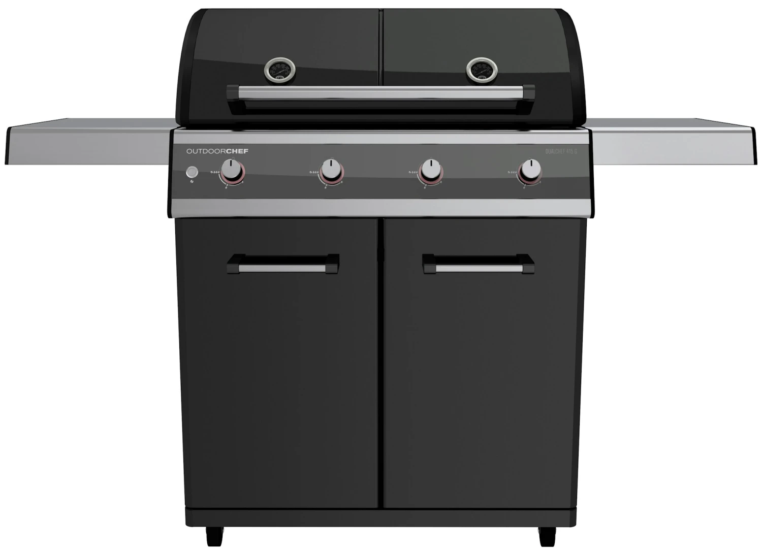 Outdoorchef Gasgrillstation Dualchef 415 G, Schwarz