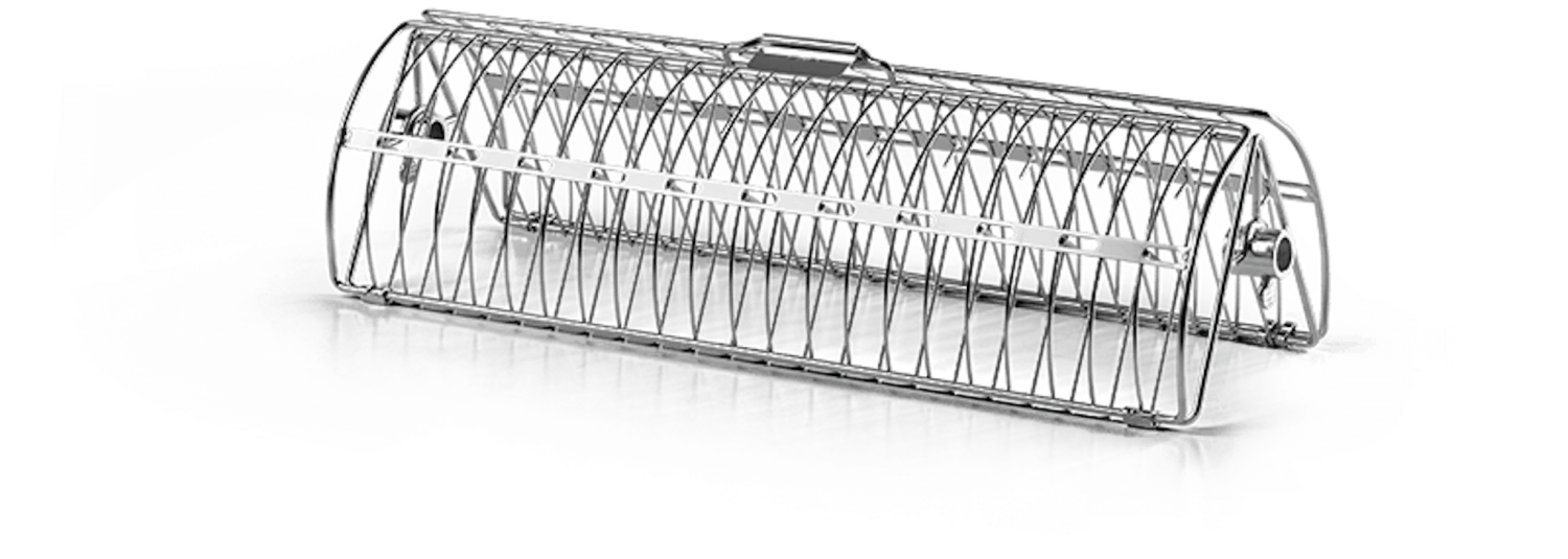 NAPOLEON Drehspieß-Korb Mit Zwei Kammern, Edelstahl (64005) 1 NAPOLEON Drehspieß-Korb Mit Zwei Kammern, Edelstahl (64005)