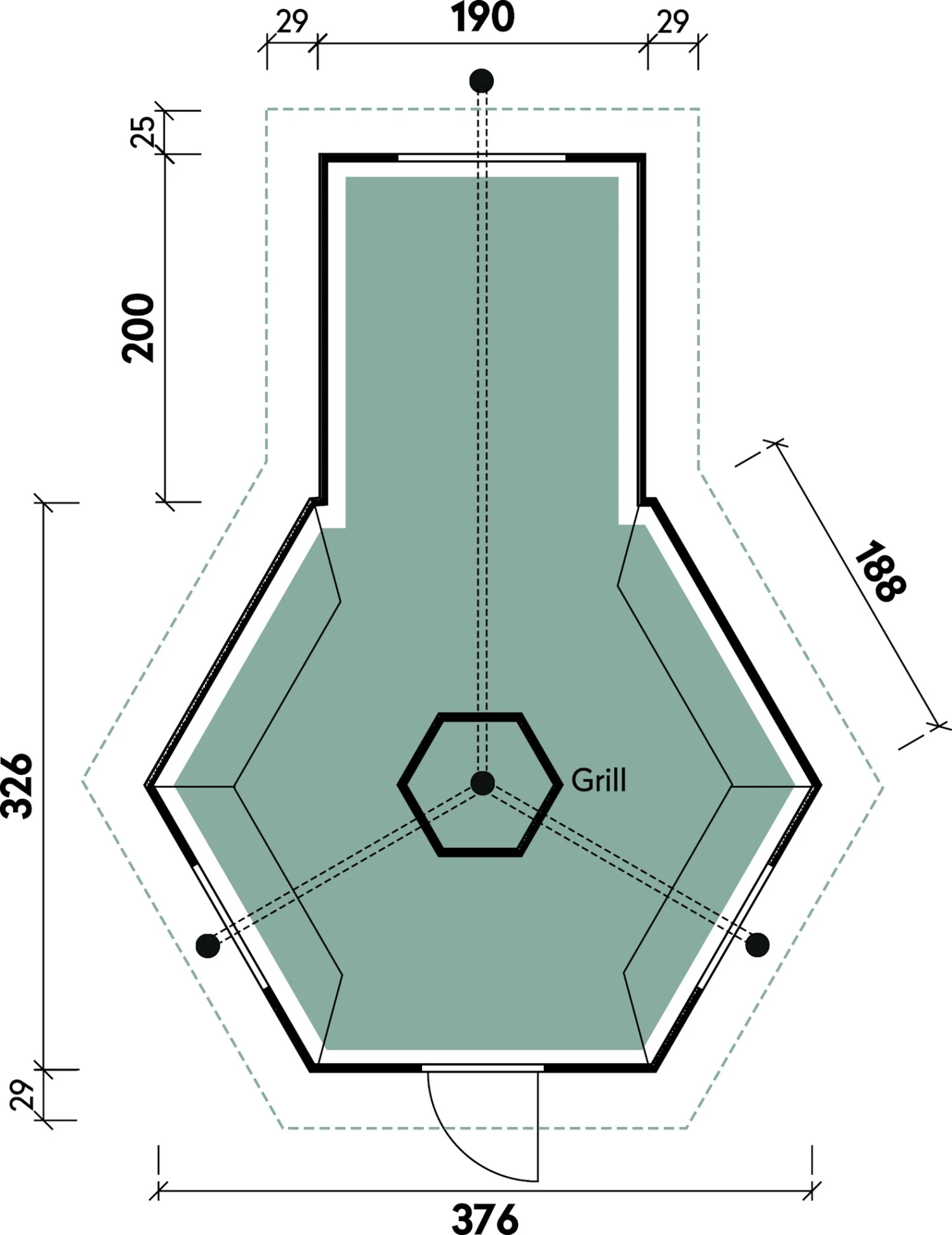 Wolff Finnhaus Grillkota 9 De Luxe Mit Anbau 11 Wolff Finnhaus Grillkota 9 De Luxe Mit Anbau – Bild 11