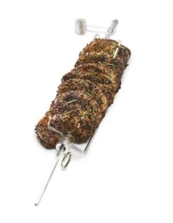 Broil King Pellet Smoker Drehspieß-Set Mit Elektromotor -Broil King Geschaft BK 60669 Propped 01