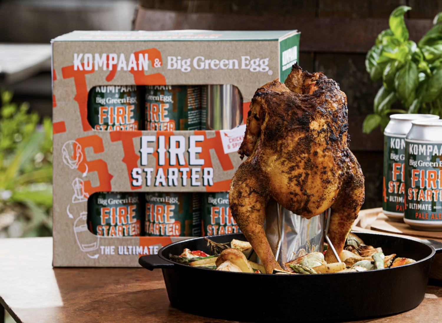 Big Green Egg X Kompaan Beer Can Chicken FIRE STARTER - Limited Edition 3 Big Green Egg X Kompaan Beer Can Chicken FIRE STARTER - Limited Edition – Bild 3