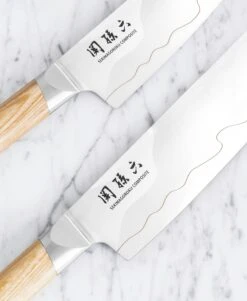 KAI Seki Magoroku Composite Nakiri 6.5" (16,5 Cm) -Broil King Geschaft MGC detail 2018 02