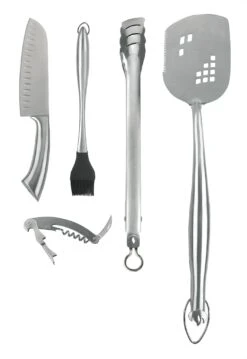 NAPOLEON 5-teiliges Grillbesteck Set Edelstahl (70031)