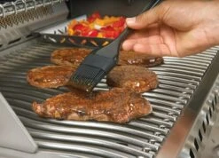 NAPOLEON 3-teiliges Grillbesteck Set Edelstahl (70019) -Broil King Geschaft NAPOLEON Pinsel mit Silikonborsten 14