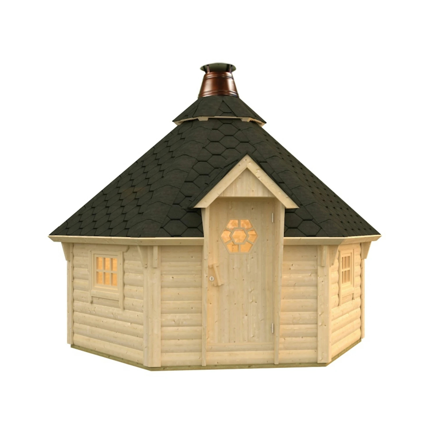 Palmako Grillkota Eva 8,7 M² - 44 Mm 2 Palmako Grillkota Eva 8,7 M² - 44 Mm – Bild 2