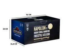 NAPOLEON Freestyle 425 DSIB Robin Schulz Edition -Broil King Geschaft RSBox WithMeasurements