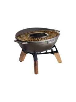 IGNIUM Taran Fire -Broil King Geschaft TARAN Fire Luxus Feuerschale Gusseisen Rost seitlich Hersteller Ignium 300dpi