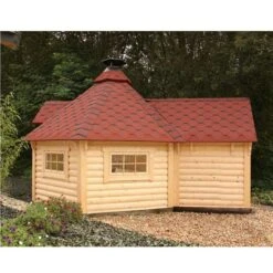 Wolff Finnhaus Grillkota 9 De Luxe Mit Anbau 14 Wolff Finnhaus Grillkota 9 De Luxe Mit Anbau -Broil King Geschaft Wolff Finnhaus Grillkota 9 de luxe mit Anbau rote Schindeln