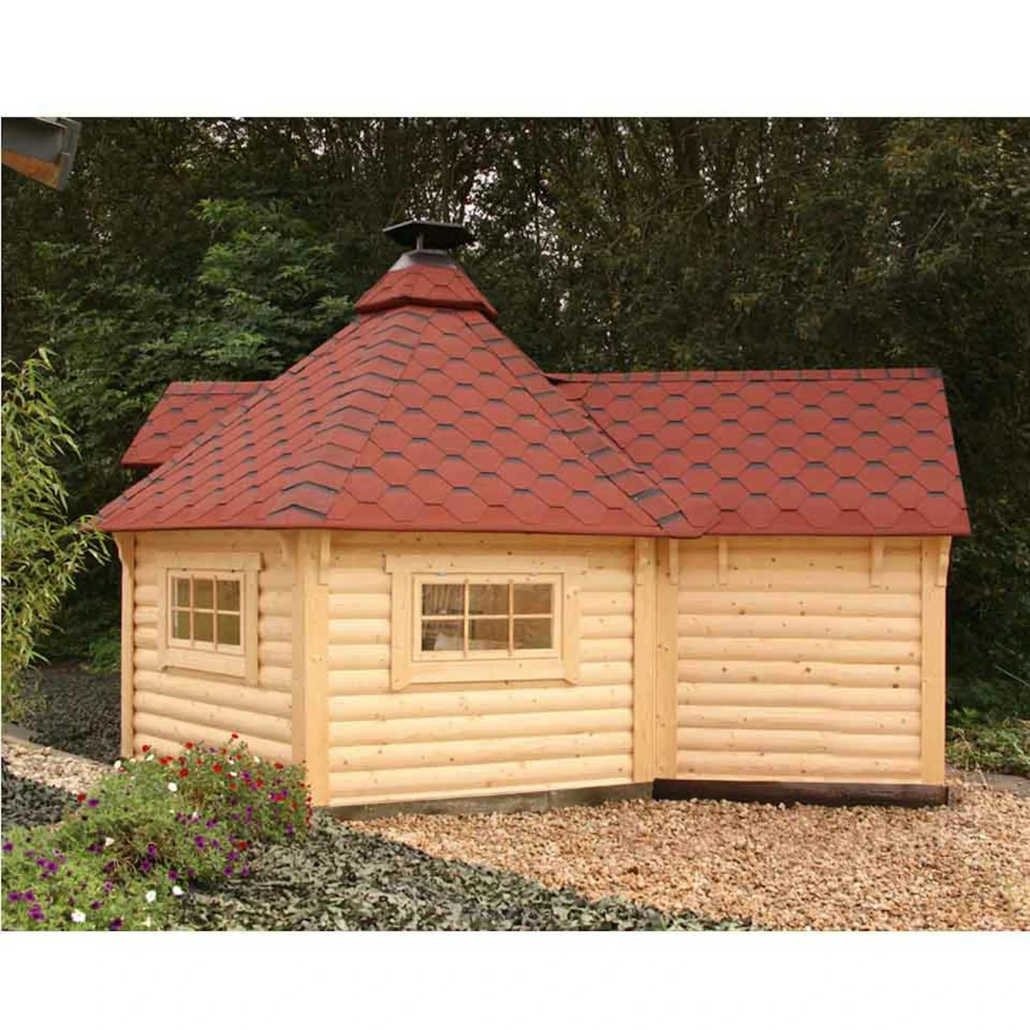 Wolff Finnhaus Grillkota 9 De Luxe Mit Anbau 3 Wolff Finnhaus Grillkota 9 De Luxe Mit Anbau – Bild 3