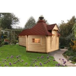 Wolff Finnhaus Grillkota 9 De Luxe Mit Saunaanbau -Broil King Geschaft Wolff Finnhaus Grillkota 9 de luxe mit Saunaanbau