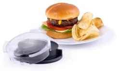 Broil King Burgerpresse Deluxe 11 Broil King Burgerpresse Deluxe -Broil King Geschaft broi 62475 Burger Press Propped 02