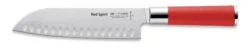 F. DICK Santoku Mit Kullen Red Spirit 18 Cm