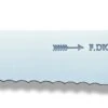 F. DICK Brotmesser Wellenschliff 1905 21cm