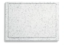 F. DICK Schneidbrett Mit Saftrille Weißmarmoriert 26,5 X 32,5 X 1,8 Cm