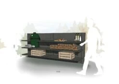 WWOO Designbeton-Outdoorküche Miles