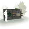 WWOO Designbeton-Outdoorküche Michel