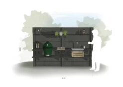WWOO Designbeton-Outdoorküche Mare