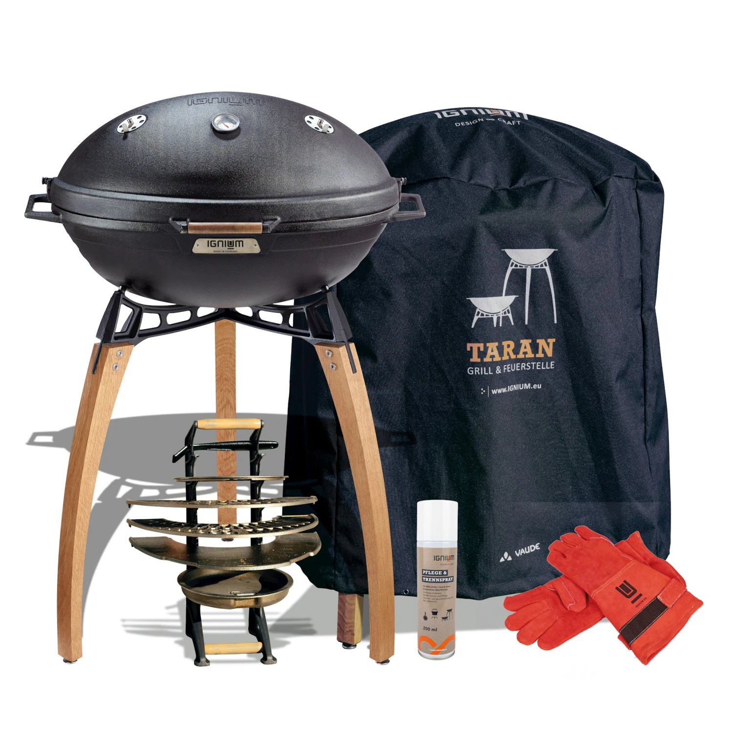 IGNIUM Taran Holzkohlegrill Gourmet Plus 1 IGNIUM Taran Holzkohlegrill Gourmet Plus