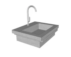 WWOO Designbeton-Outdoorküche Maarten -Broil King Geschaft wwoo A0002 schra g oben