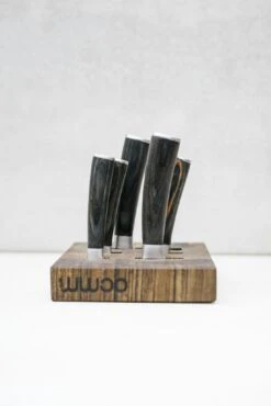 WWOO Messerblock Aus Eichenholz -Broil King Geschaft wwoo messerblock aus eiche 06